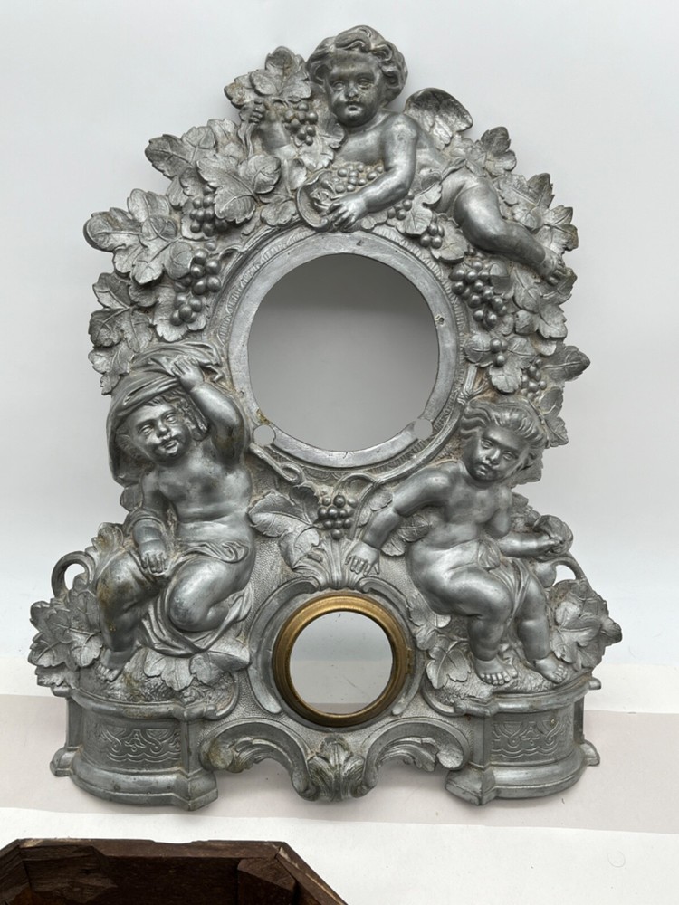 1850's The American Clock Co. Cast Clock.