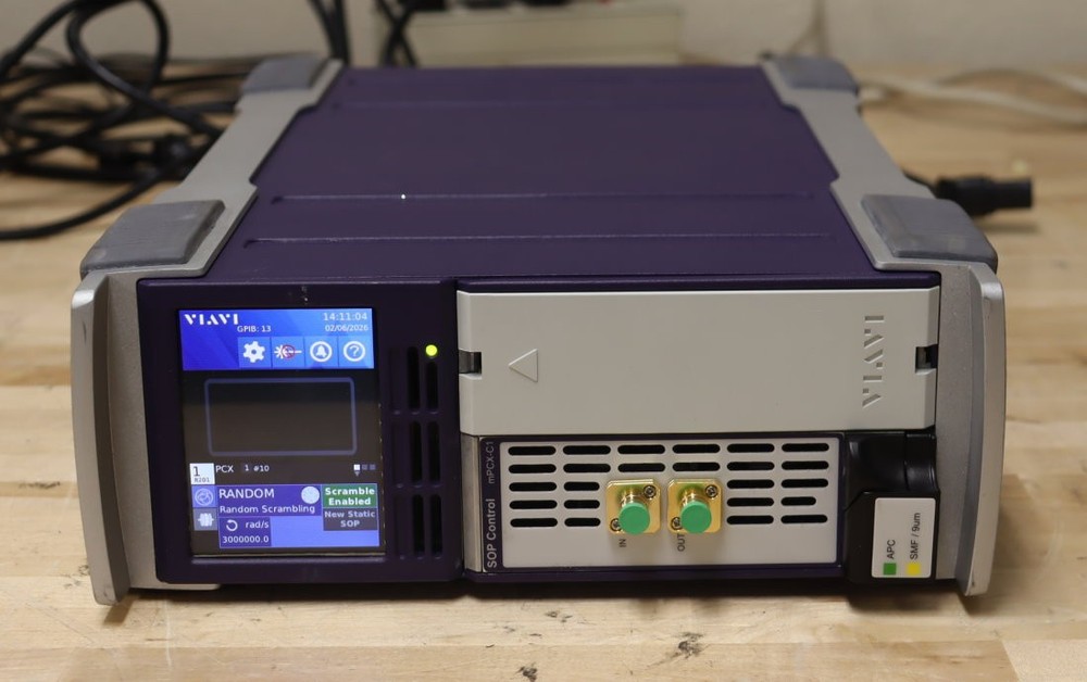 Viavi MAP-220C-A Mainframe w/mPCX-C1 Polarization Control Module Guaranteed GOOD