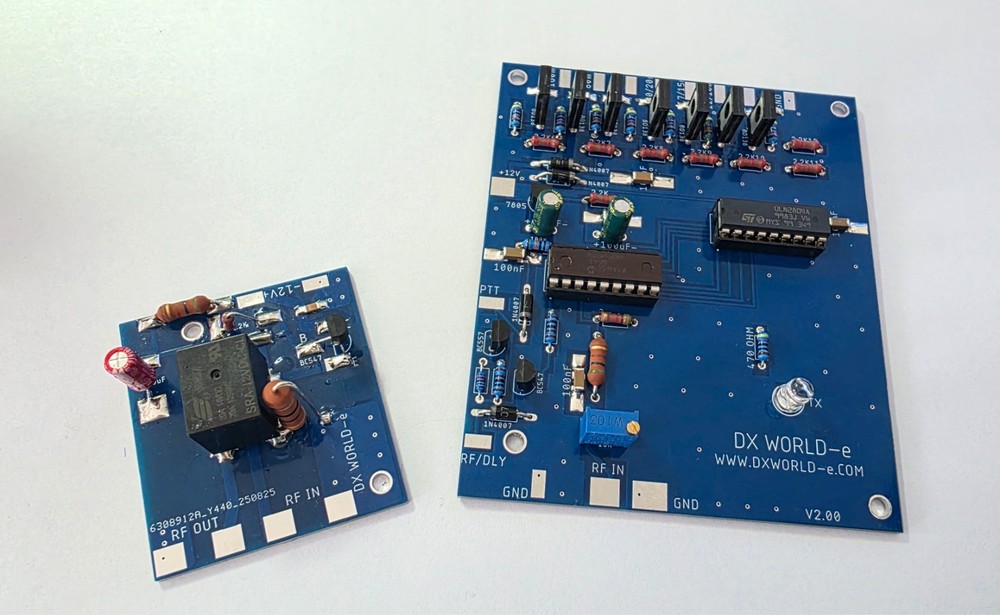 UNIVERSAL BAND DECODER 160-6M & RF DELAY BOARD