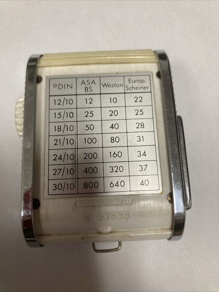 Gossen Sixon Exposure Meter Light Meter Tested Works