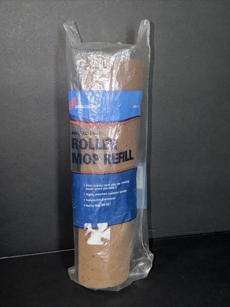 SKILCRAFT MR 931 ANGLED HEAD ROLLER MOP REFILL SPONGE Brown
