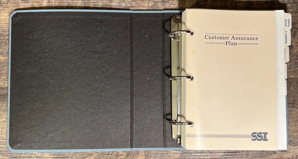 SSI Software Word Processing Computer WordPerfect Version (IBM)4.0a 1984 Vintage