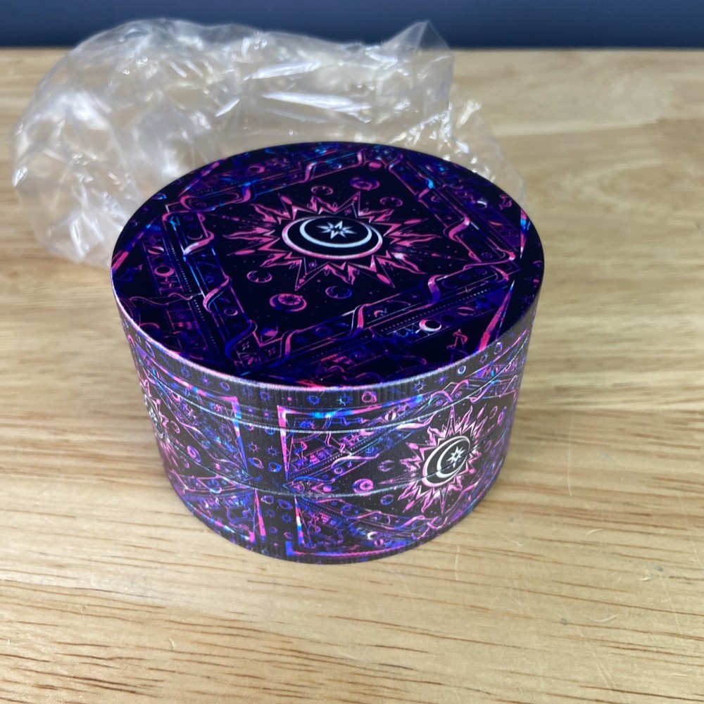 3” Boho Spice Grinder Moon Purple