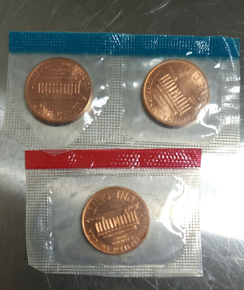 1974 PDS Lincoln Memorial Copper Cent Mint Cello