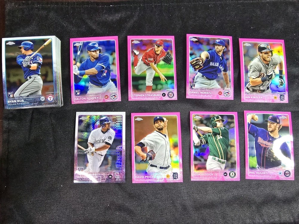 2015 Topps Baseball Chrome & Update COMPLETE YOUR SET Base Refractor You Pick