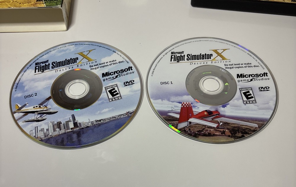 Microsoft 2006 Flight Simulator X Deluxe Edition PC Game Windows