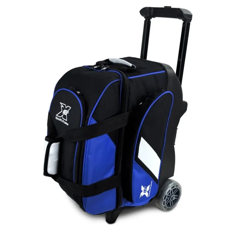 Tenth Frame 2 Ball Roller Deluxe Blue Bowling Bag