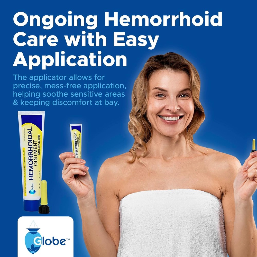 Hemorrhoidal Ointment - Maximum Strength - for Burning Itching Discomfort 2oz