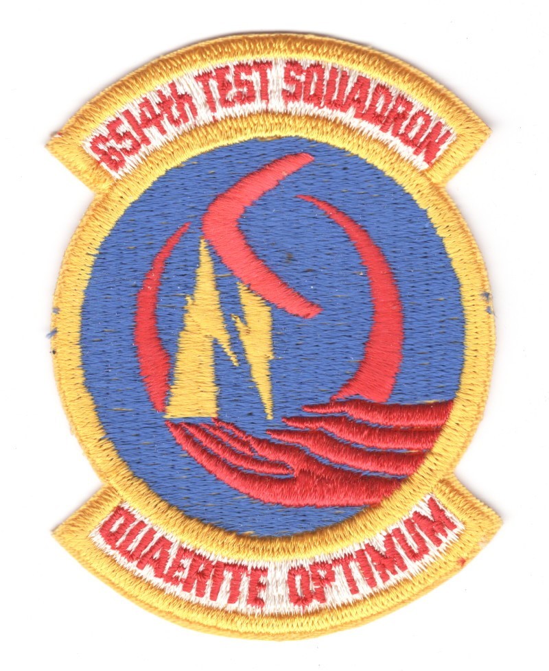USAF Air Force Patch:   6514th Test Squadron - 3"