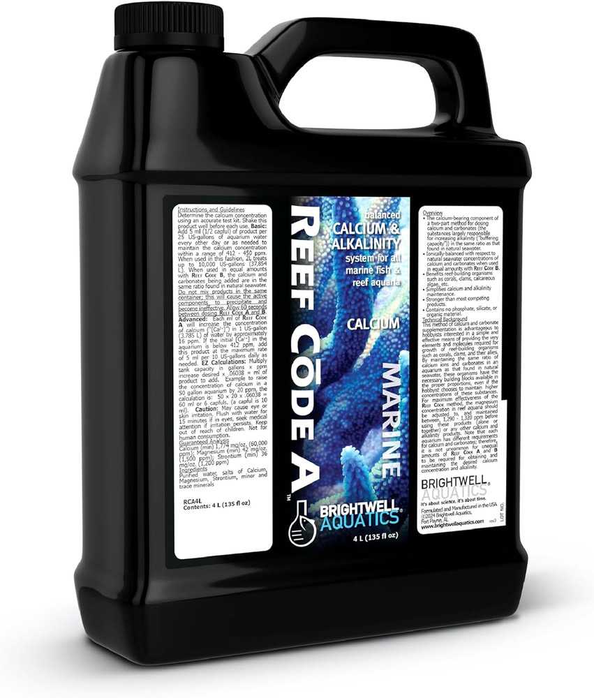 - Reef Code a - Balanced Calcium & Alkalinity System Water Conditioner - for All