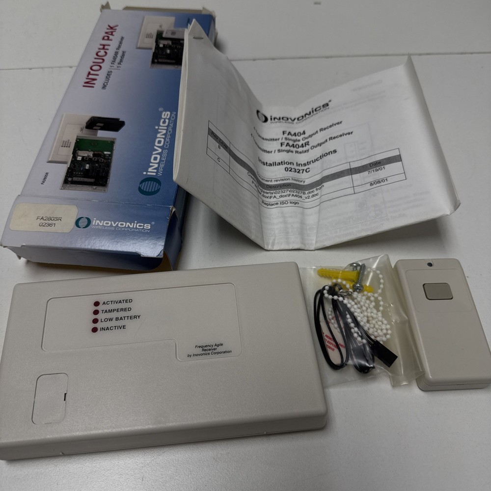 Inovonics Fa2603 FA404 & FA203 Kit Transmitter & $ trans Receiver