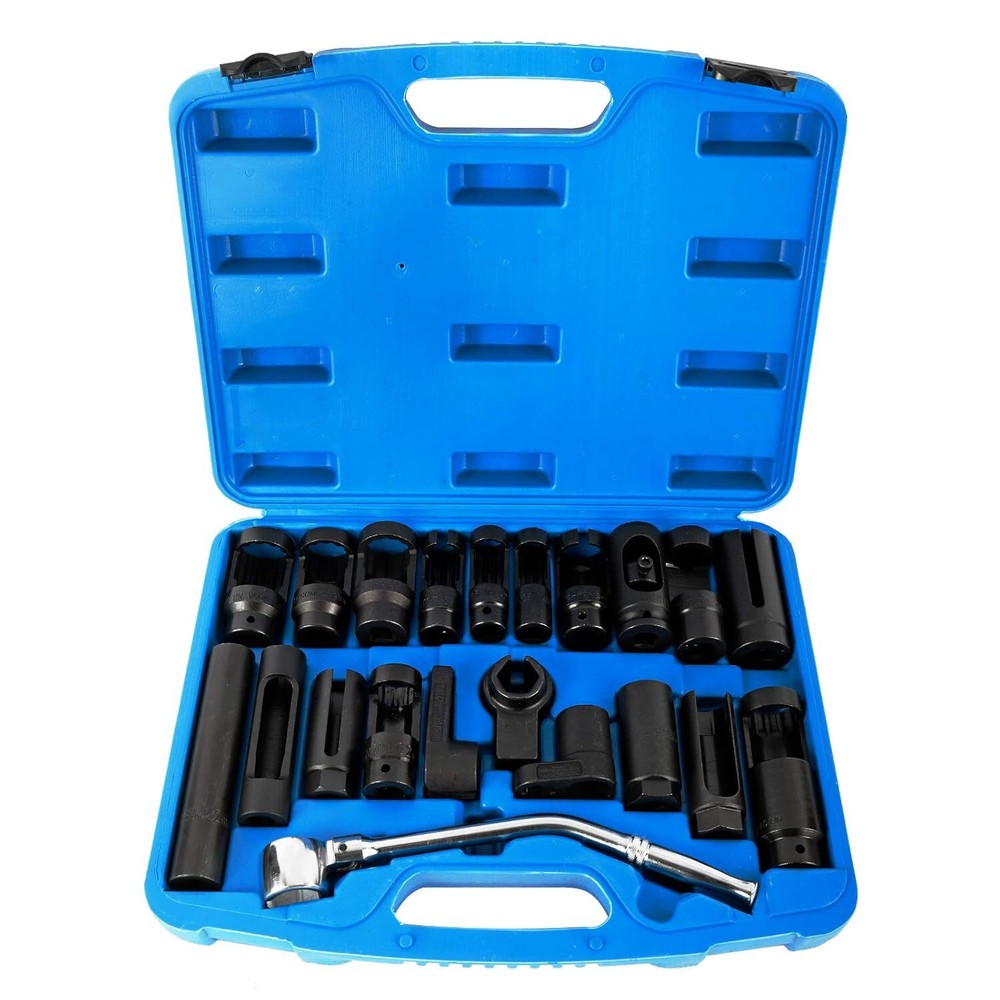 21pc Oxygen O2 Sensor Socket Set Oil Pressure Sending Unit Socket Removal Tools