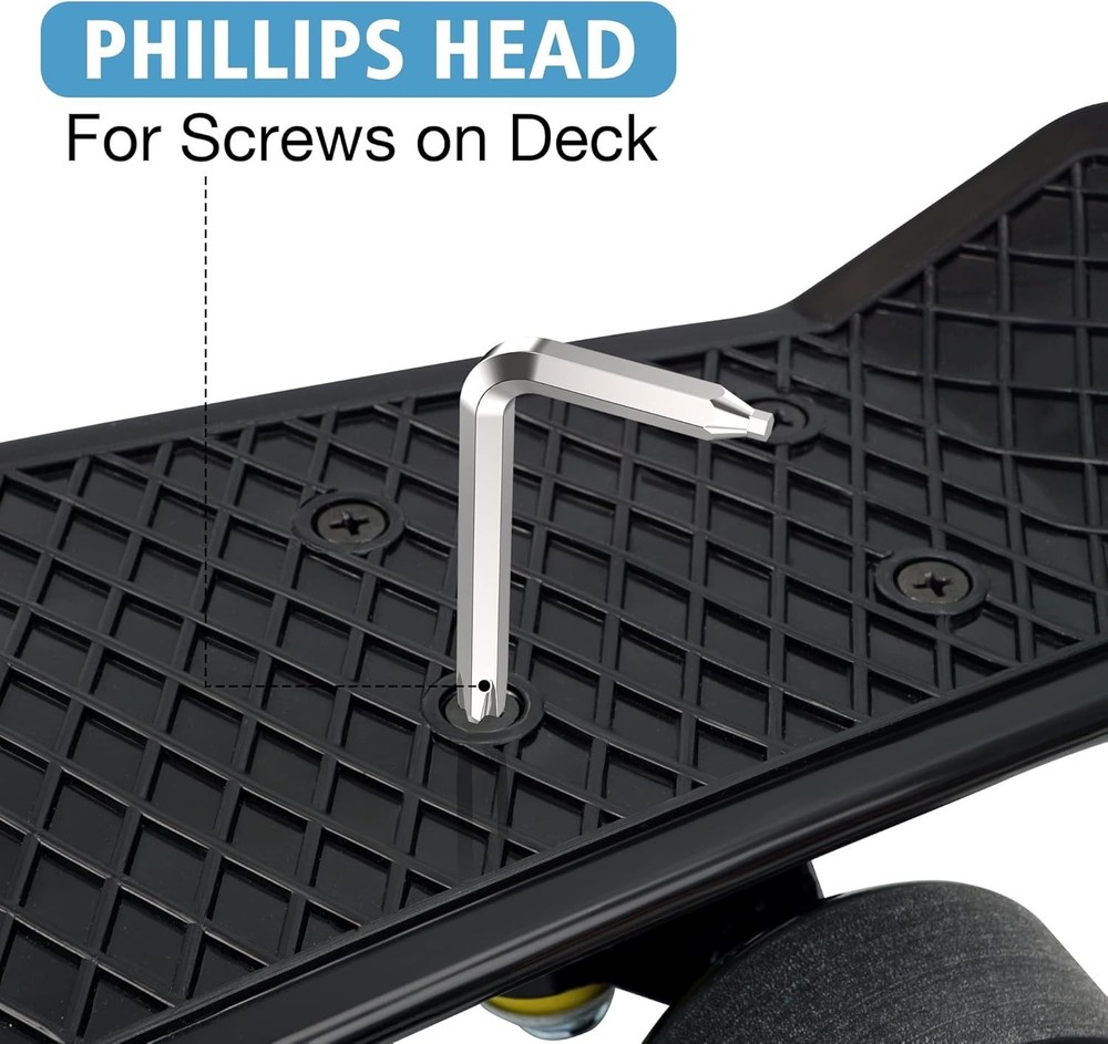 Durable Stainless Steel Skate Tool - Includes Pouch and Multi-Function Design