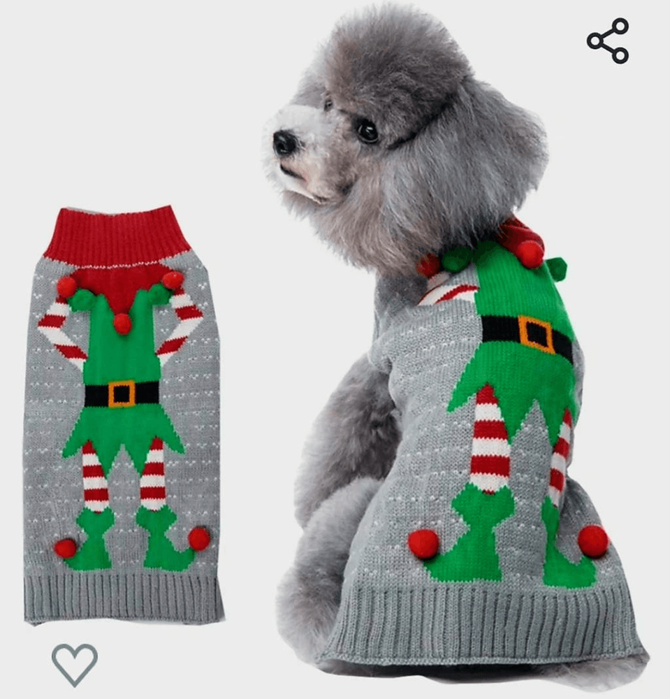 NWOT KYEESE PET CHRISTMAS SWEATER