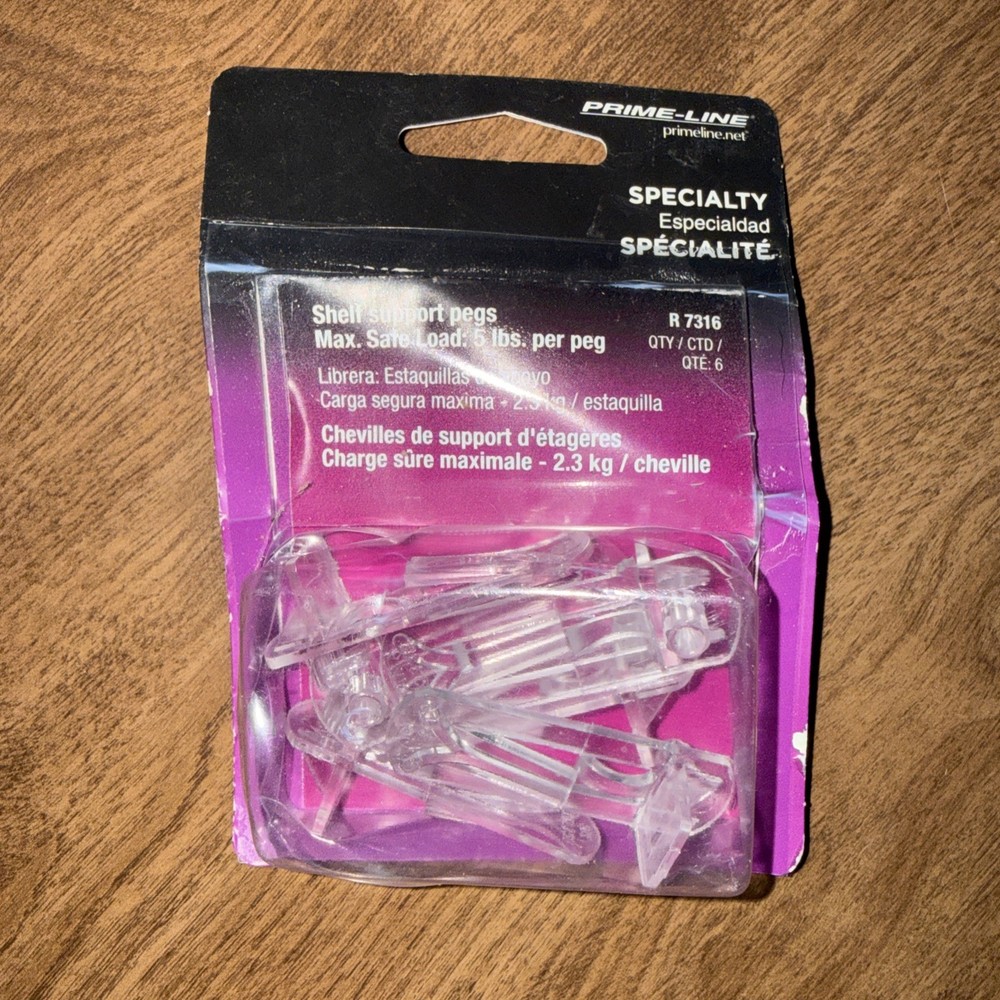Shelf Support Pegs Prime Line 5 Lbs Per Peg