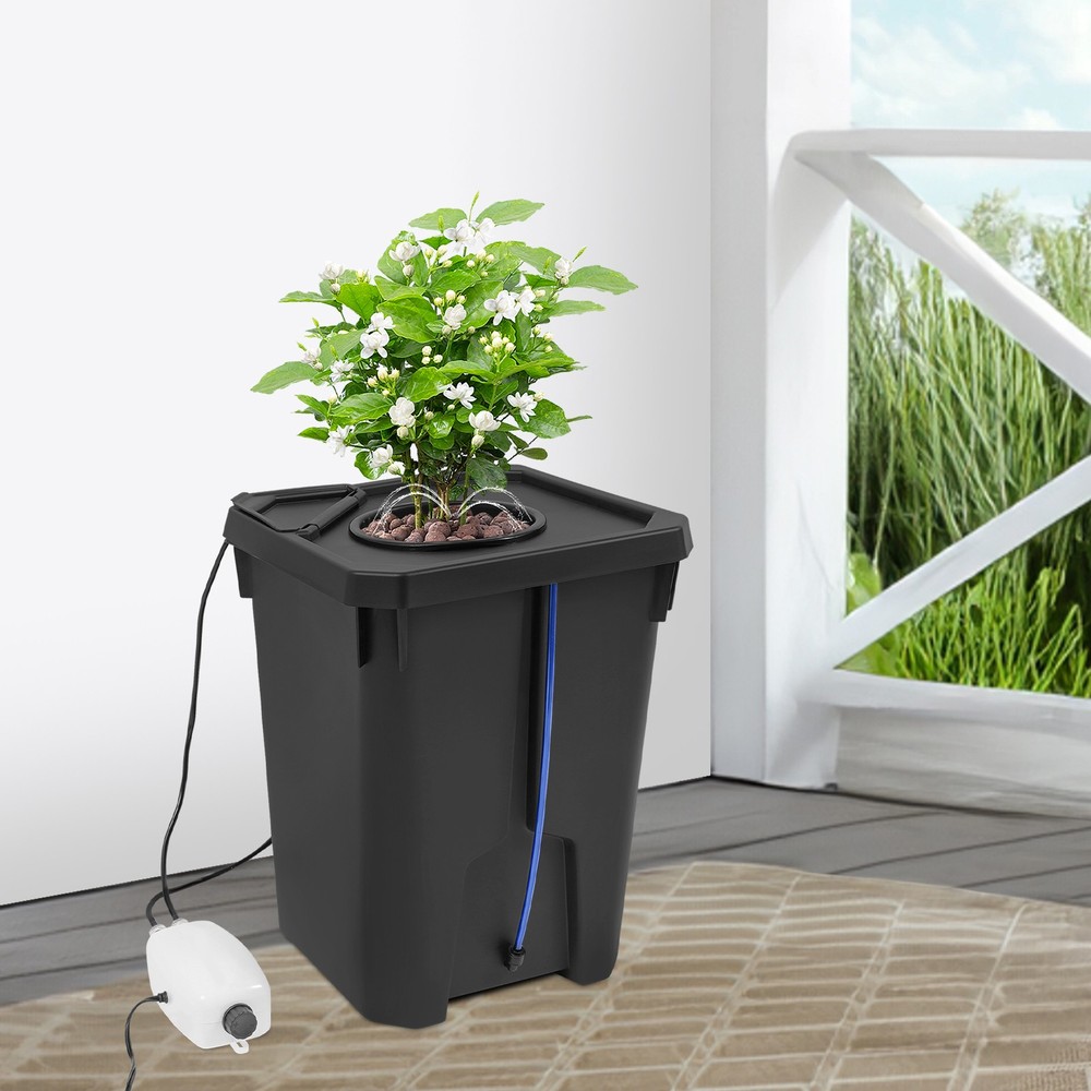 Hydroponics Growing Culture Bucket System Recirculating Drip Garden System