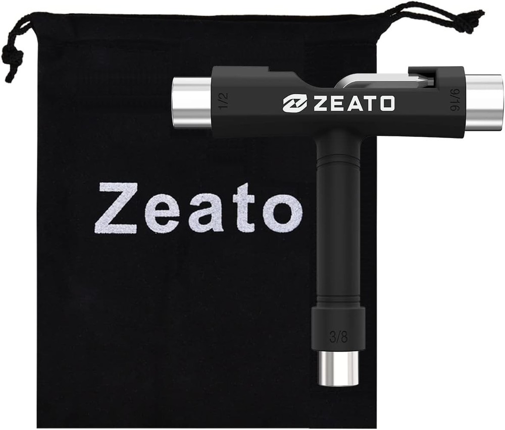 All-in-One Skate Tools Multi-Function Portable Skateboard T Tool Accessory with