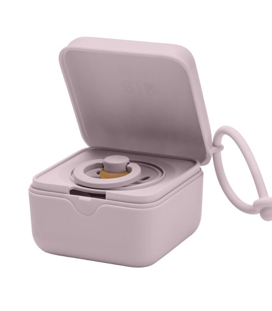 BIBS Pacifier Box, Dusky Lilac
