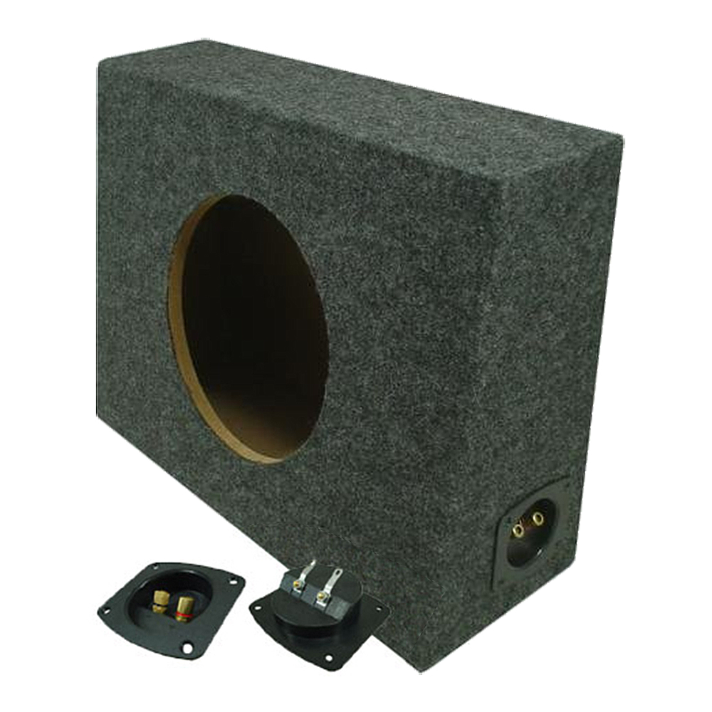 Single 12" Subwoofer Standard Cab Truck Sub Box Enclosure Two Pack (2 Items)
