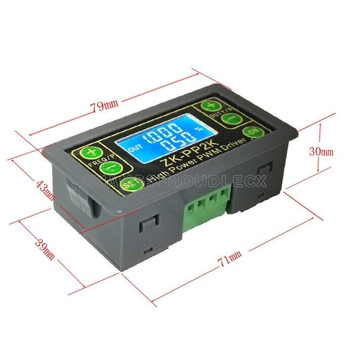 PWM Motor Speed Controller regulator 8A 150W Adjustable Pulse Frequency Duty