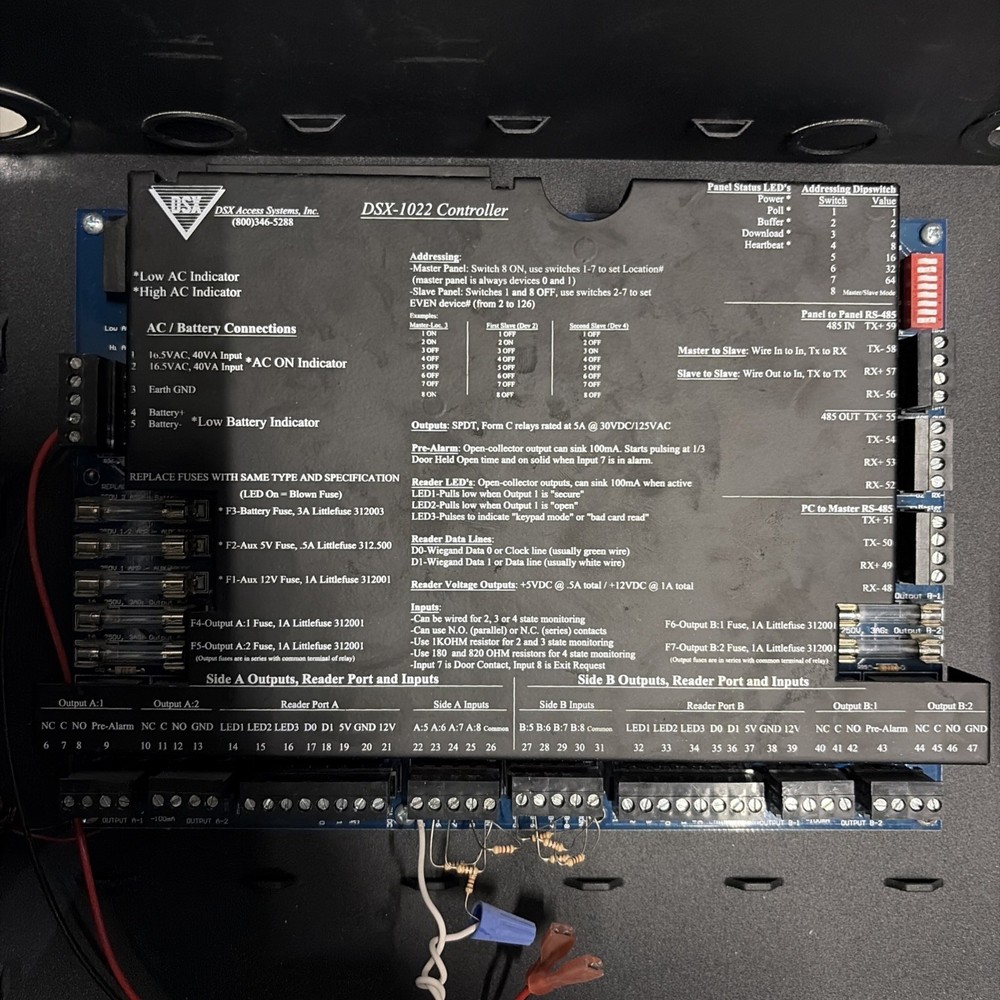 DSX Access Systems 1022 Inteligent Controller With Panel Enclosure 5/5 Condition