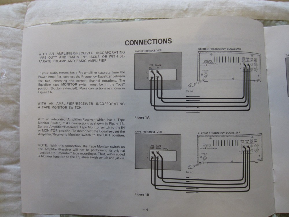 Realistic Stereo Frequency Equalizer 31-1986 Tested Working With Original Manual