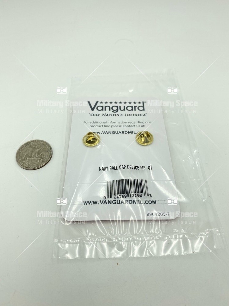 GENUINE U.S. NAVY BALL CAP DEVICE - MIRROR FINISH: SONAR TECHNICIAN