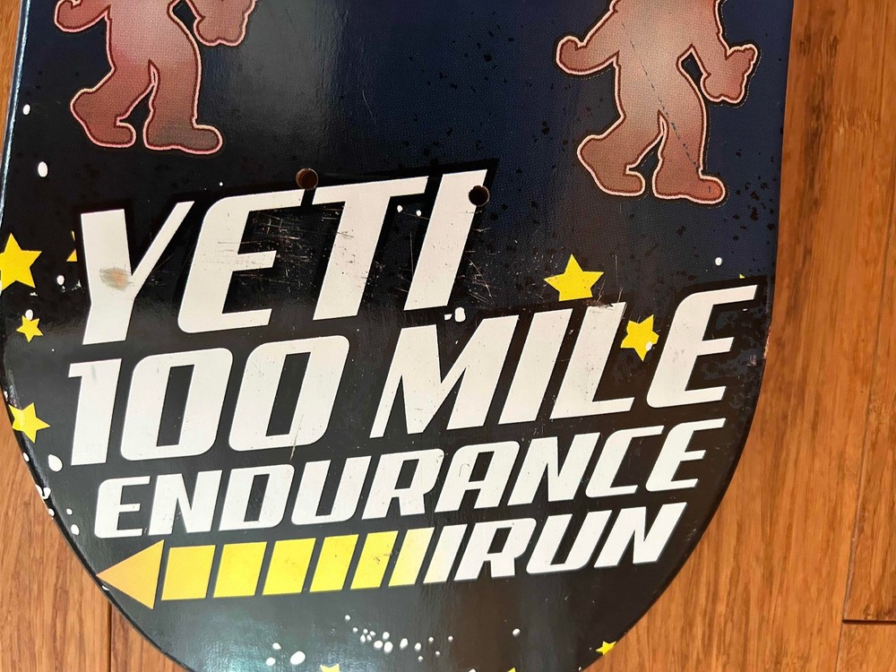 Yeti Skateboard Deck - 100 Mile Endurance Run
