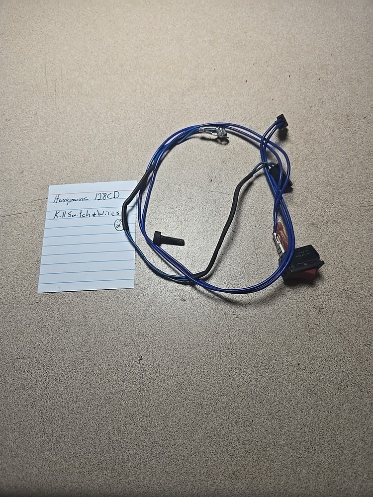 Husqvarna 128CD Trimmer Kill Switch And Wires