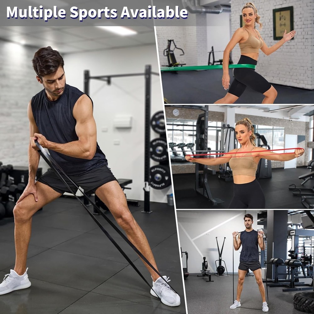 Pull Up Assistance Bands Set 5 LBS - 230 LBS, Long Resistance 5 - 90