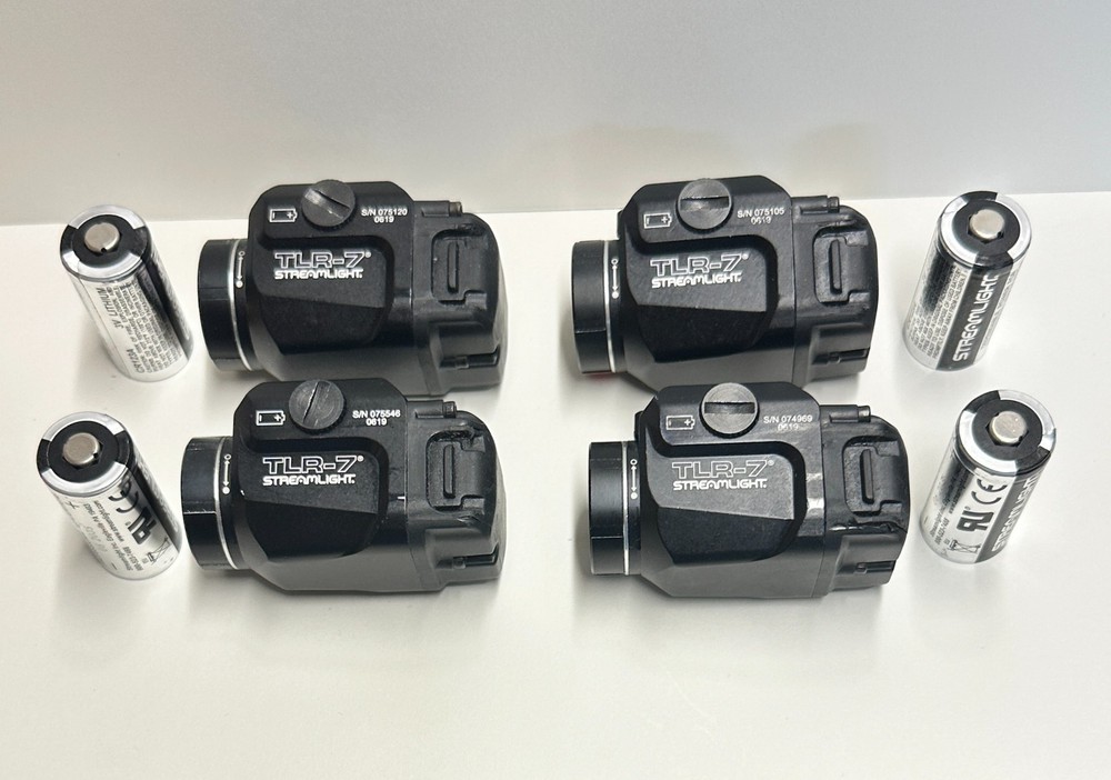 STREAMLIGHT TLR-7 Tactical Flashlight- 1913-1 Rail Key installed - $95 EACH!