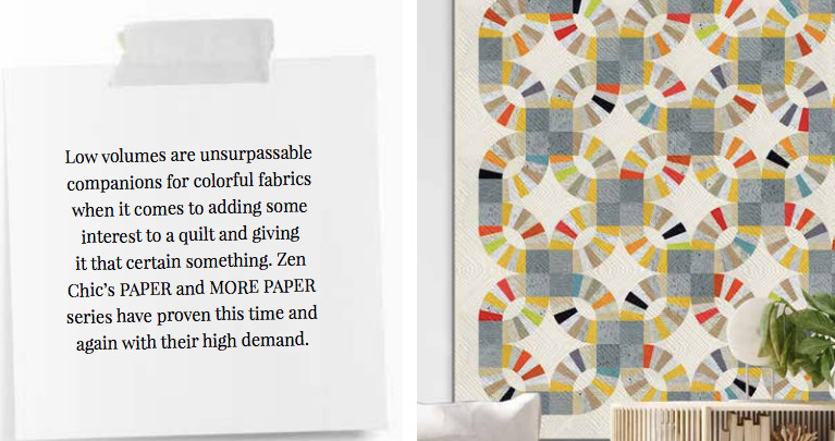 Modern Background Even More Moda Zen Chic Layer Cake