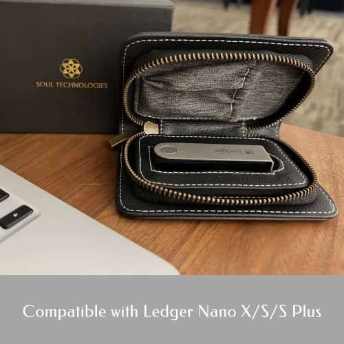Luxury Black Slimline Cryptocurrency Wallet Case