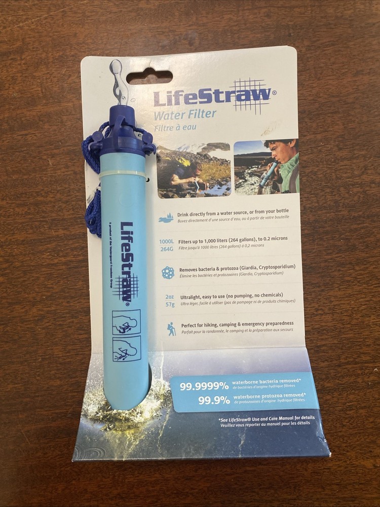 LifeStraw Portable Personal Water Filter Purifier  - NEW