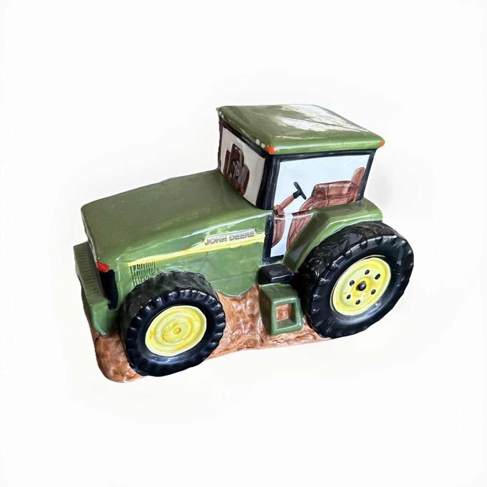 John Deere Tractor Cookie Jar, Licensed by Gibson Ceramic