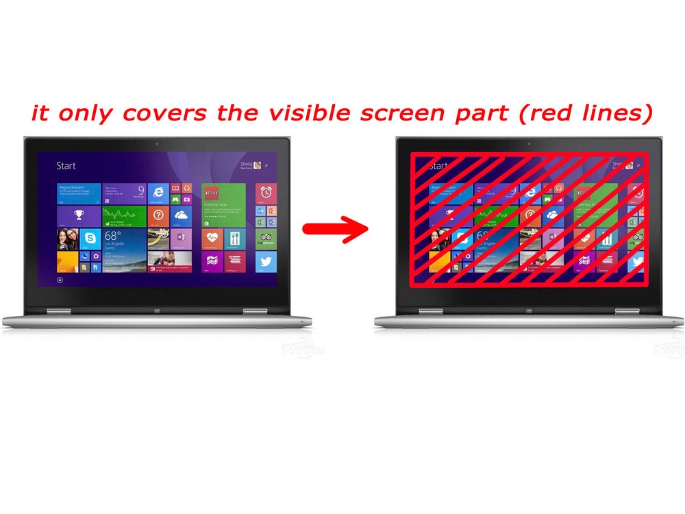 2X Anti-Glare Screen Protector for 13.3" Samsung Notebook 7 Spin 360 rotating PC