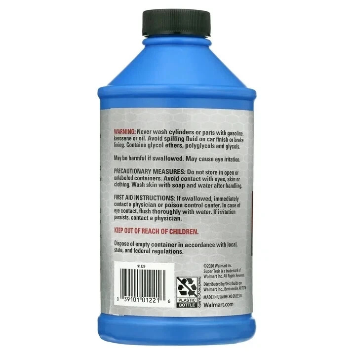 Super Tech Dot 4 Brake Fluid, 12 fl oz