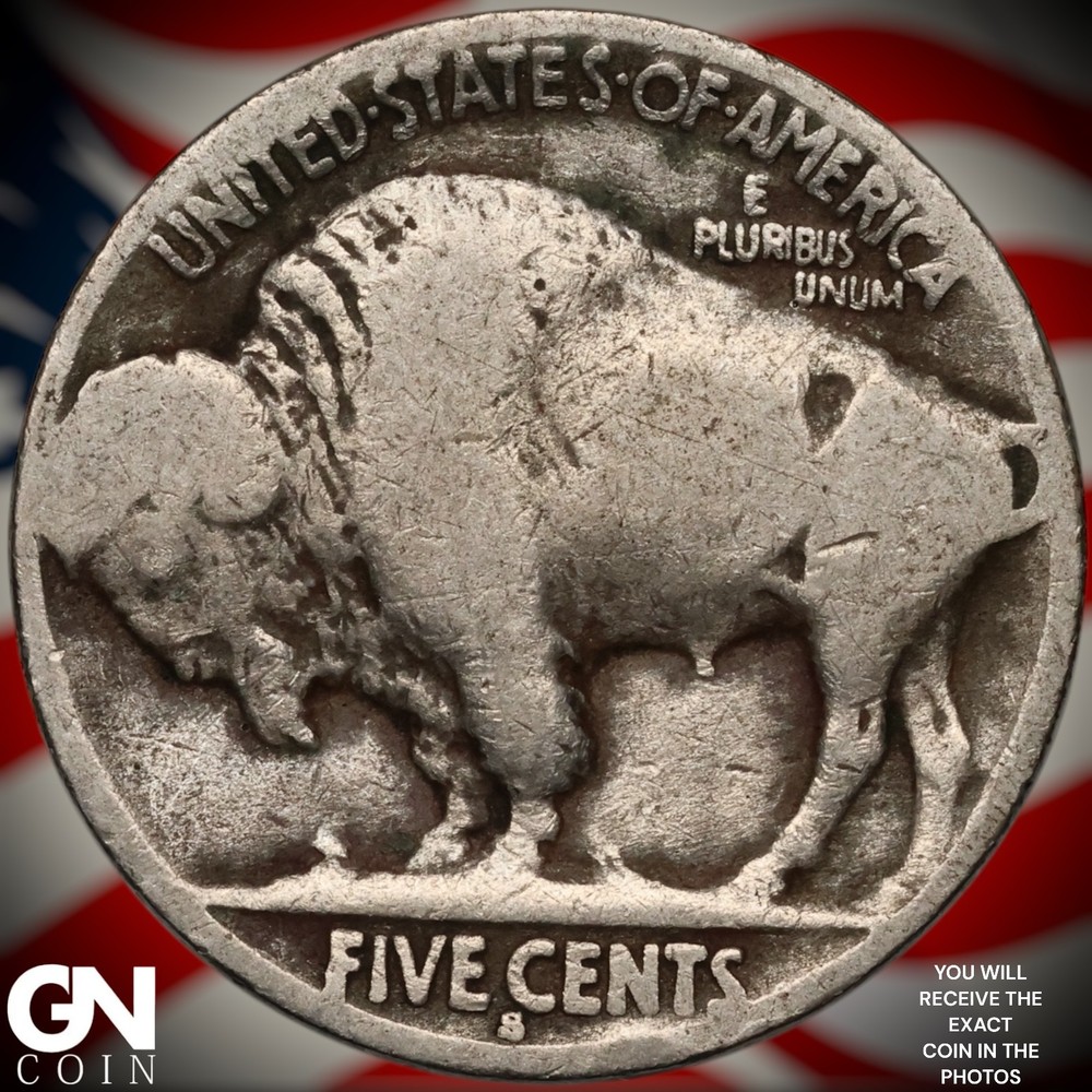1917 S Buffalo Nickel A7839