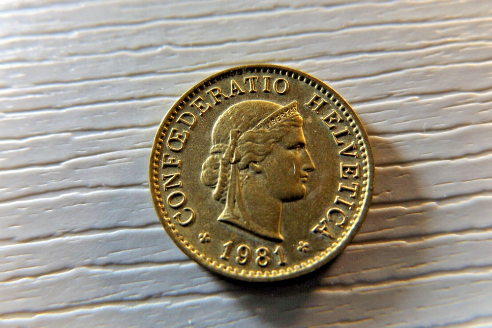 SWITZERLAND 1981 5 Rappen