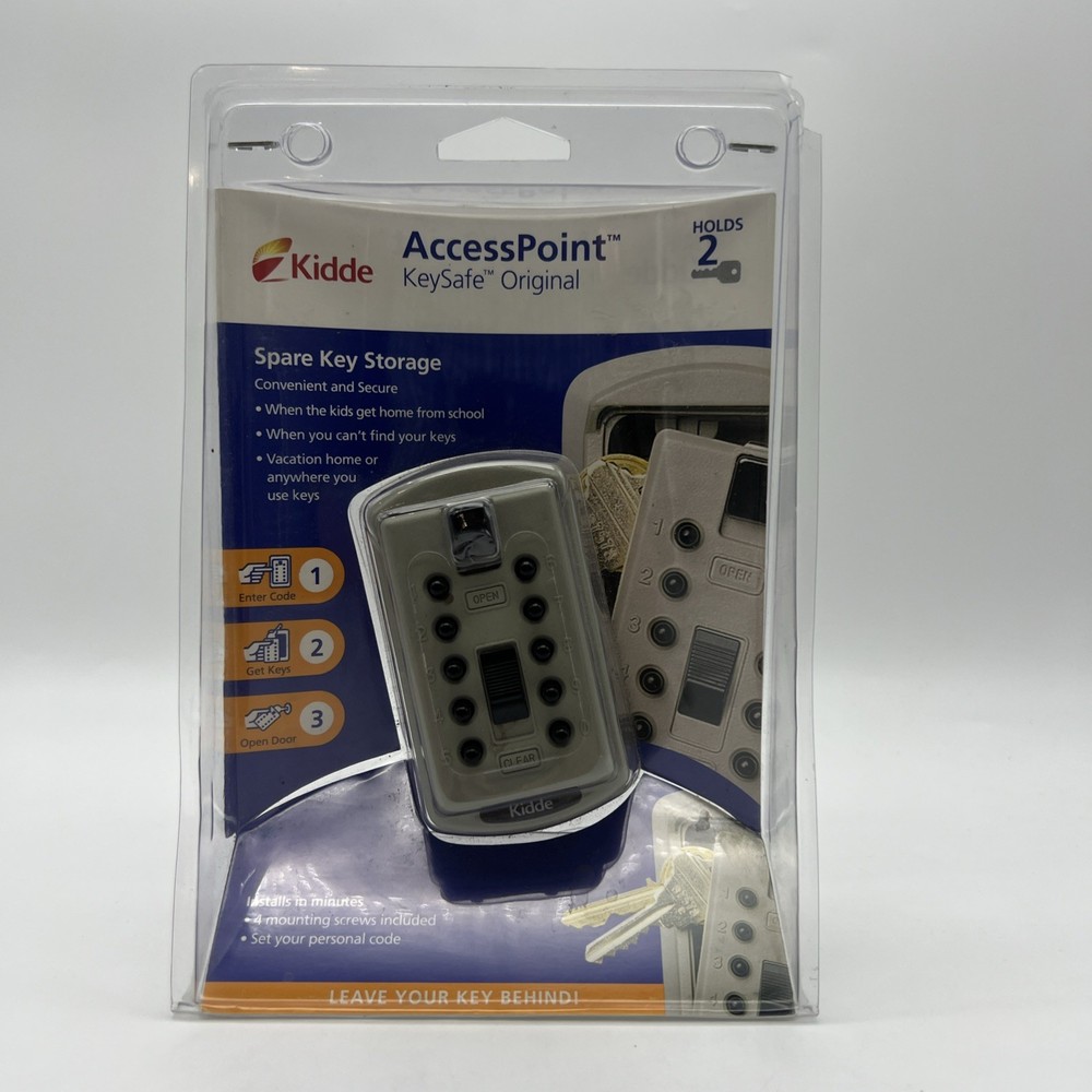 Kidde 001004 AccessPoint Pushbutton Wall Mounted Key Storage Safe 6319040
