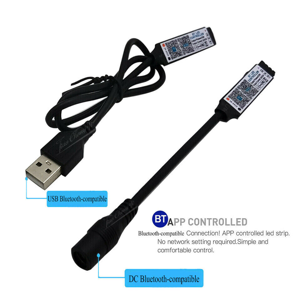 Smart APP Bluetooth-compatible LED Controller For 5050 3528 RGB LED Strip Light
