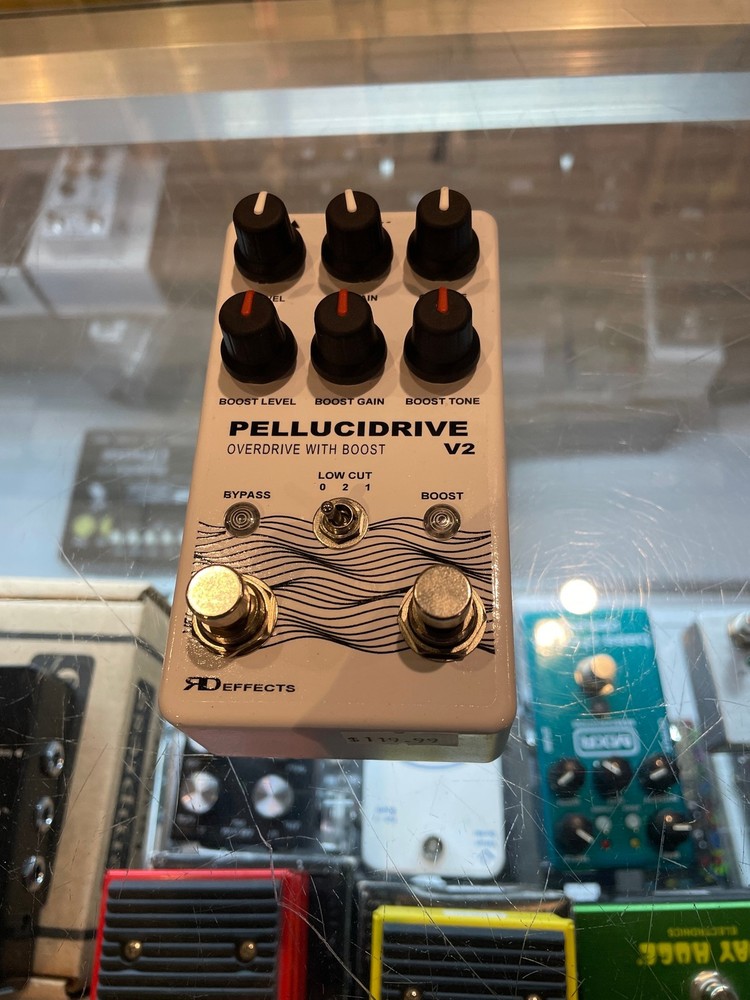 RD Effects Pellucidrive V2 Overdrive with Boost USED