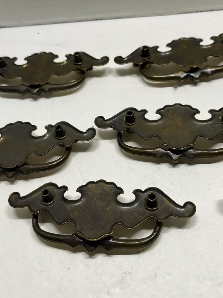VTG Lot (8) NOS Batwing Style Drop Bail Drawer Pulls