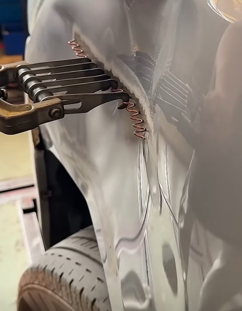 Auto Body Slide Hammer 7 Adjustable Finger Metal Pulling Claw Hook Dent Puller