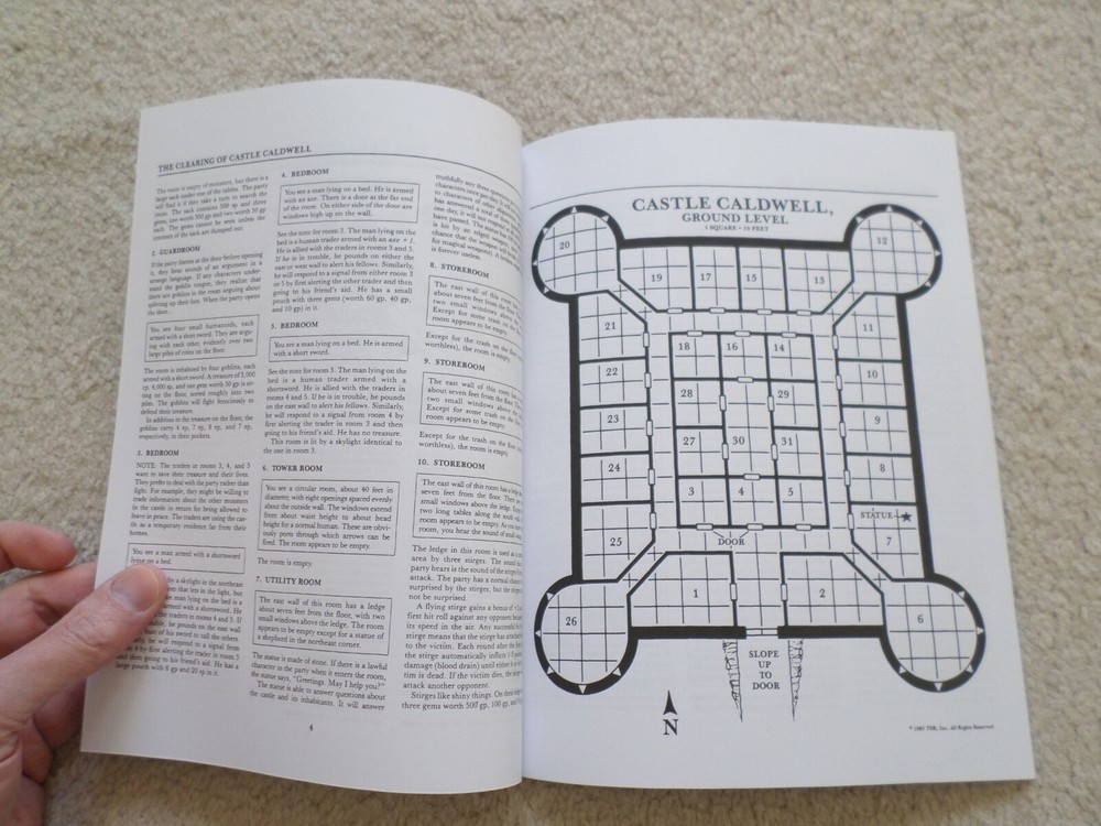 Castle Caldwell and Beyond B9 Dungeons & Dragons adventure module