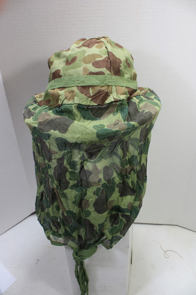 WW2 USMC Mosquito Hat Headnet