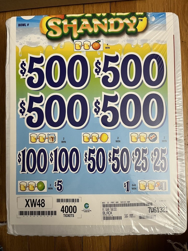 Dandy Shandy $1 Pull Tab Entertainment Game