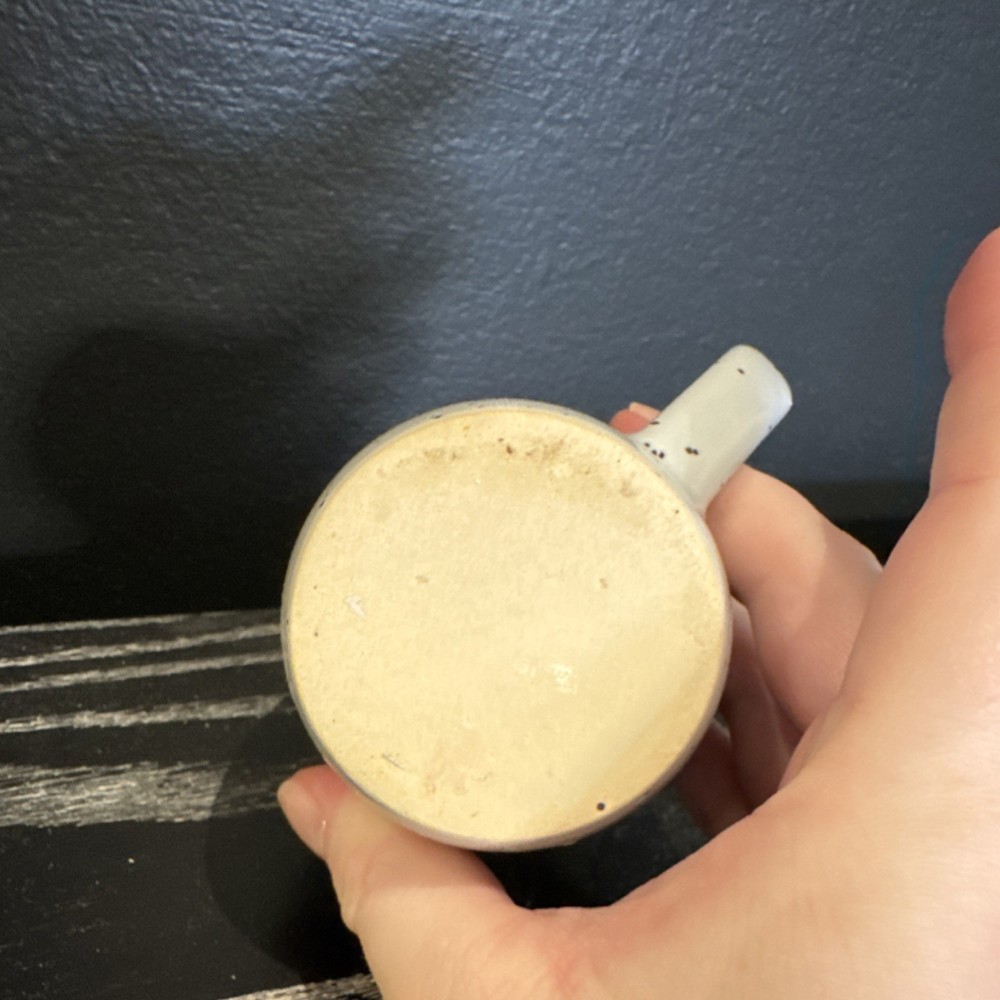 Vintage ceramic pottery creamer
