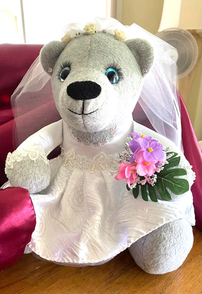 Wedding Memory Bears Keepsake gift Personalized