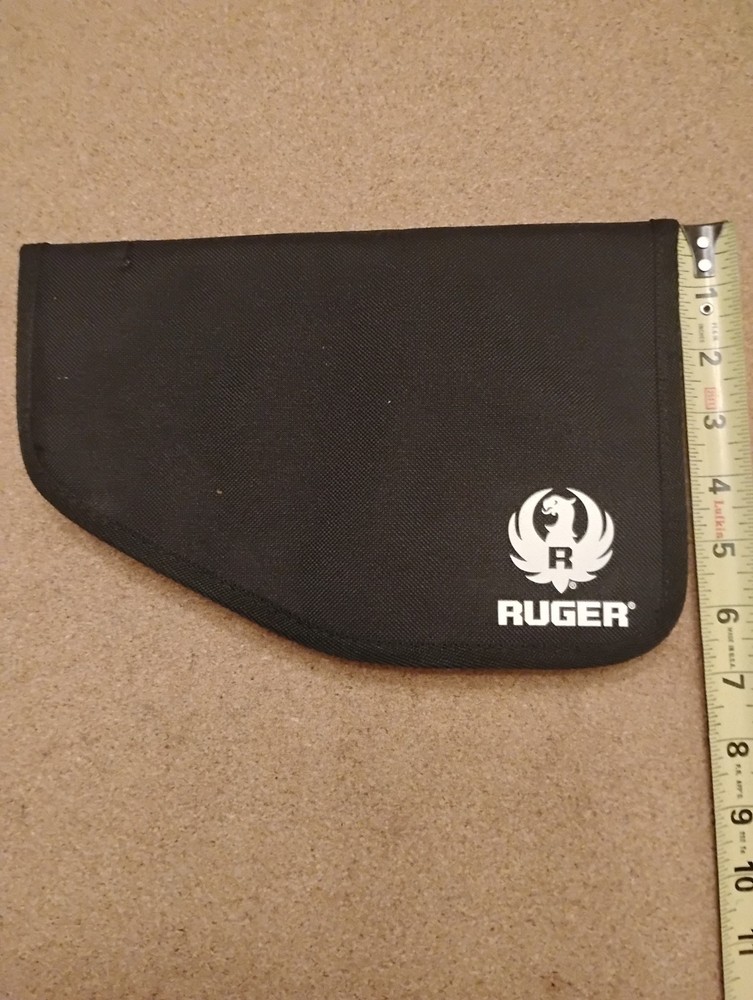 RUGER HANDGUN ZIPPERED SOFT CASE w LOGO